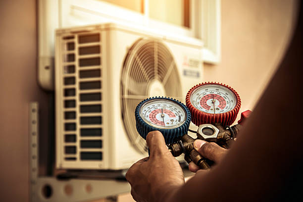 Professional Hvac Maintenance technician working in Springport, MI